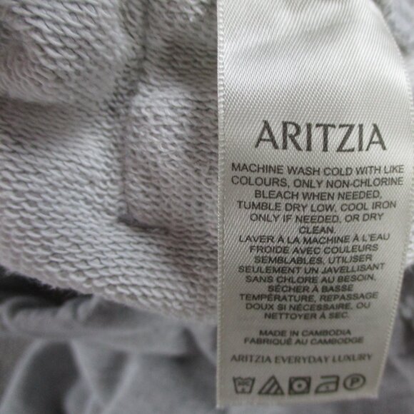 Aritzia Community Sweatpants Womens 2XS Heather Gray High Rise Fleece Jogger - Picture 14 of 16